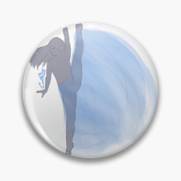 Item preview, Colorful Dancer Figure Drawing Blue designed and sold by Cait--Rose.