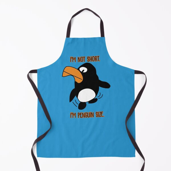 Item preview, "I'm not short. I'm penguin size" Dancing Penguin by Everything Eli designed and sold by EverythingEli.
