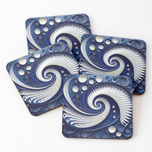 Item preview, Colorful Abstract Fibonacci Art 177 designed and sold by Vicky Brago-Mitchell®.