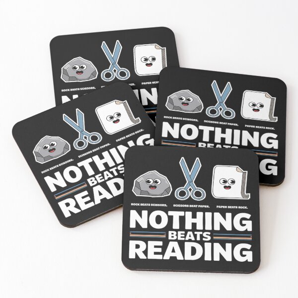 Item preview, Nothing Beats Reading Rock Paper Scissors designed and sold by MAKOPOKOShop.