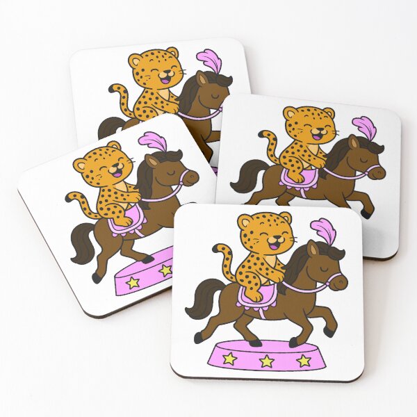 Item preview, Circus Pony Cheetah - Brown - Pink designed and sold by AngelMiette.