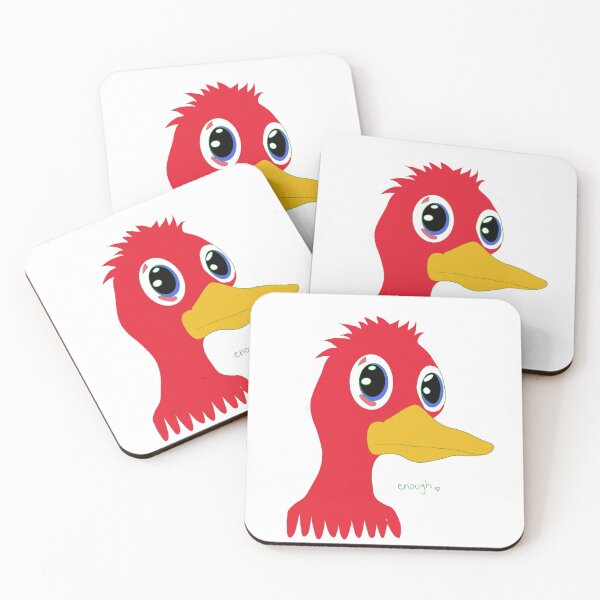 Item preview, Exasperated red duck designed and sold by DuckinDope.