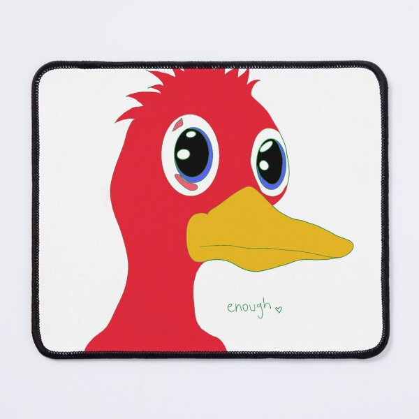 Item preview, Exasperated red duck designed and sold by DuckinDope.
