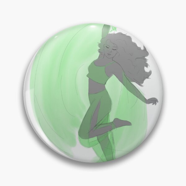Item preview, Colorful Dancer Figure Drawing Green  designed and sold by Cait--Rose.