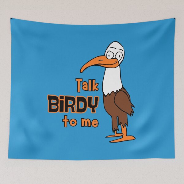 Item preview, Smiling Eagle "Talk birdy to me" by Everything Eli designed and sold by EverythingEli.