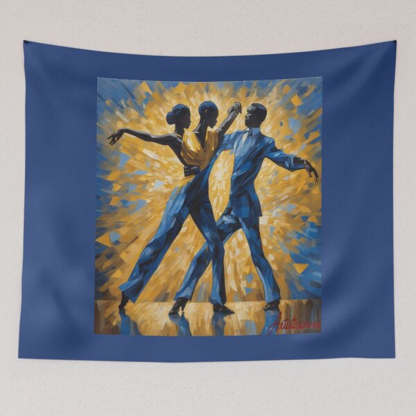 Item preview,  "Duality in Dance: The Harmony of Contrasts" designed and sold by Artisticanvas.