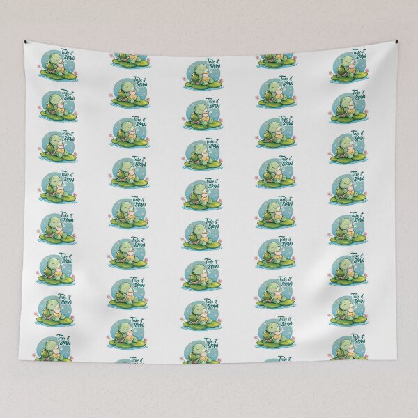 Item preview, Take It Slow Turtle – Cute Mental Health Design designed and sold by xbellabella.