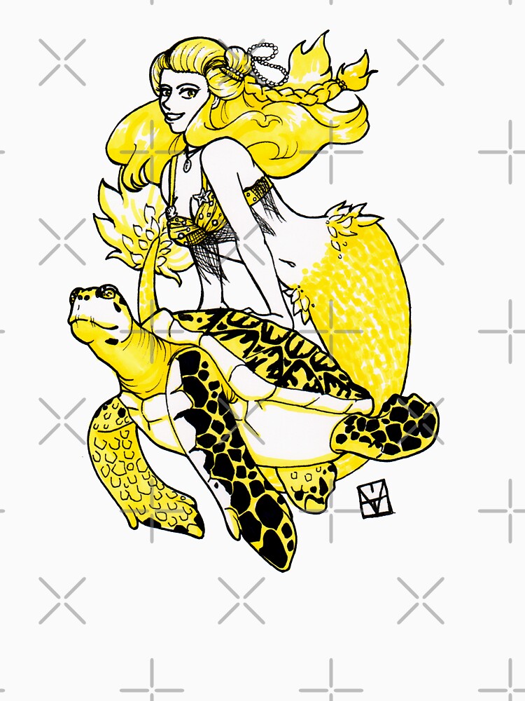 Mermaid & Turtle by MaeganCook