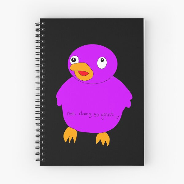 Item preview, Unwell purple duck designed and sold by DuckinDope.