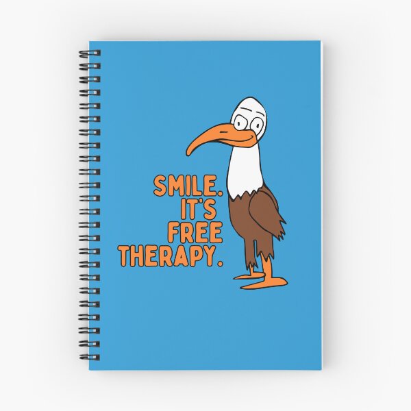 Item preview, Águila Sonriente "Sonríe. Es terapia gratis" de Everything Eli designed and sold by EverythingEli.