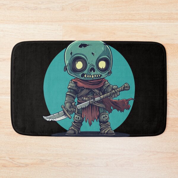 Item preview, Cartoon undead knight with battle sword designed and sold by JustaKiss822.