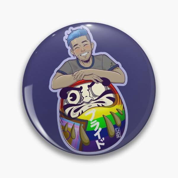 Item preview, The LGBTIQ lucky daruma designed and sold by Vale_Ilustrada.