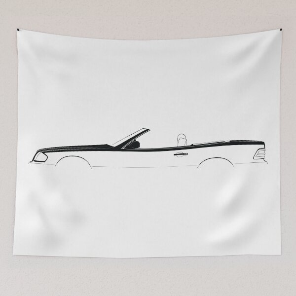 Item preview, SL Roadster R129 designed and sold by Car Silhouettes.