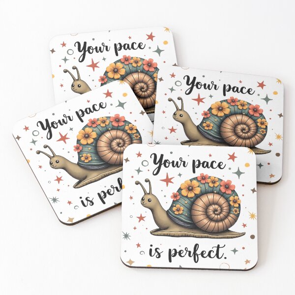 Item preview, Slow Living Snail Motivational Shirt designed and sold by SimplyLaura247.