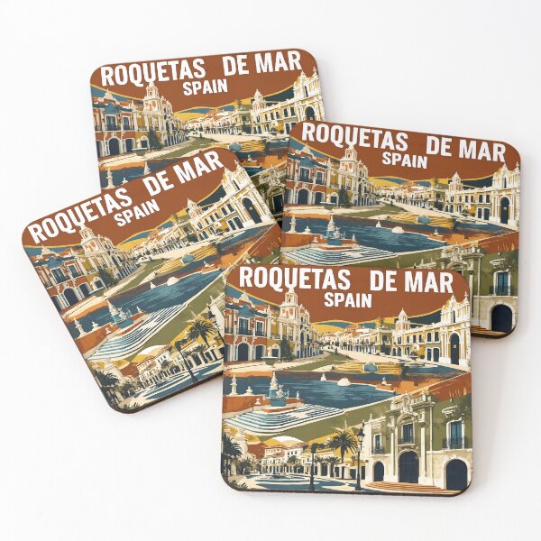 Item preview, Roquetas de Mar Spain Vintage Travel Tourism designed and sold by TravelersGems.