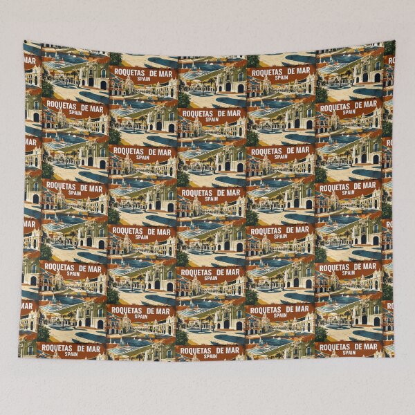 Item preview, Roquetas de Mar Spain Vintage Travel Tourism designed and sold by TravelersGems.