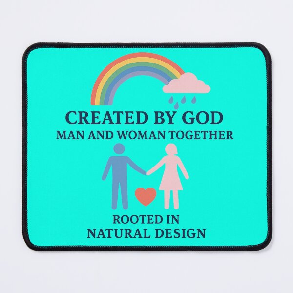 Item preview, God's creation:Man, Woman, Unity, Nature, Truth-design designed and sold by Designly Yours.