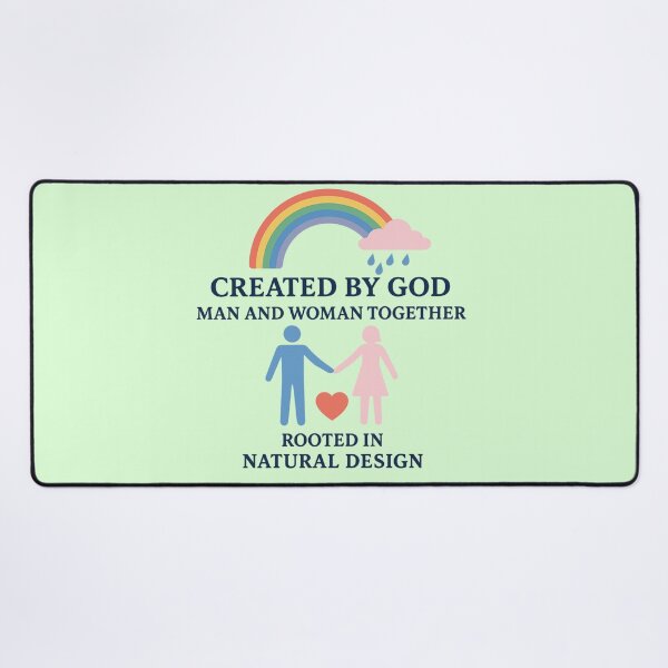 Item preview, God's creation:Man, Woman, Unity, Nature, Truth-design designed and sold by Designly Yours.