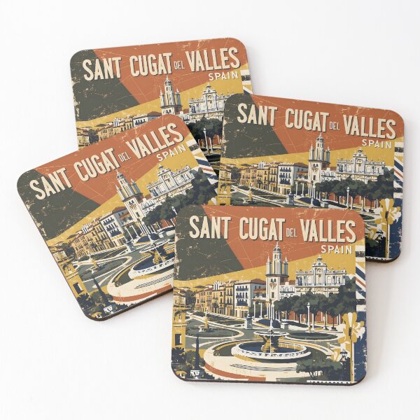 Item preview, Sant Cugat del Valles Spain Vintage Travel Tourism designed and sold by TravelersGems.