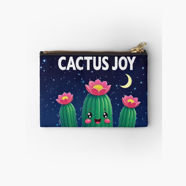 Item preview, Cactus Joy – Adorable Cartoon Desert Under Moonlight designed and sold by Taans-Creation.
