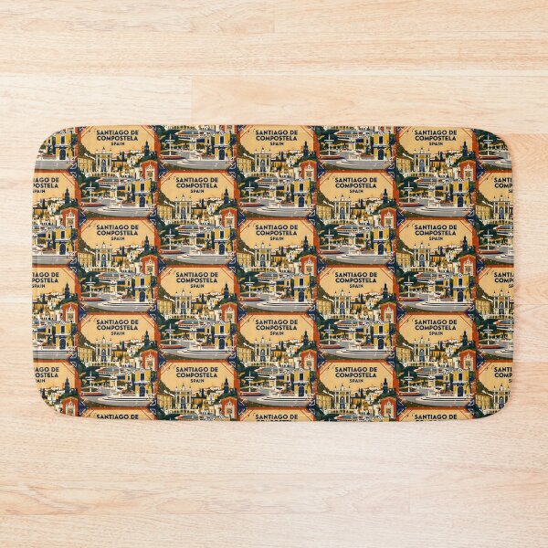 Item preview, Santiago de Compostela Spain Vintage Travel Tourism designed and sold by TravelersGems.