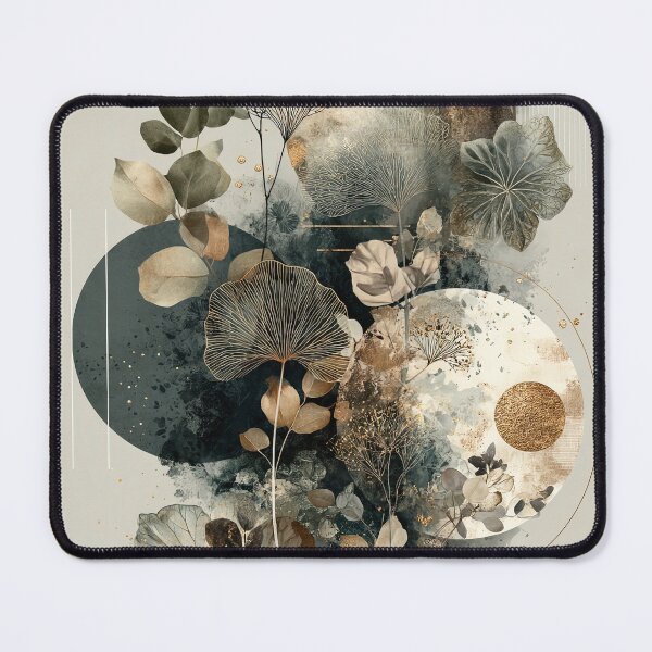 Item preview, Botanical Wabi – Modern Japanese Floral Abstract designed and sold by luminumance.