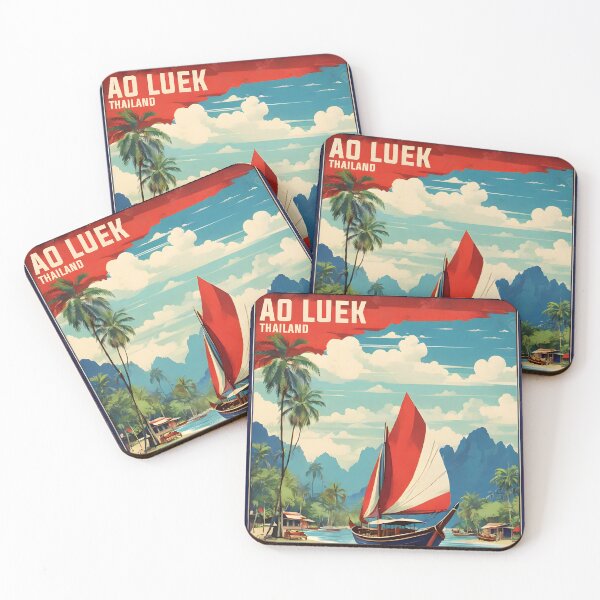 Item preview, Ao Luek Thailand Vintage Retro Travel Tourism designed and sold by TravelersGems.