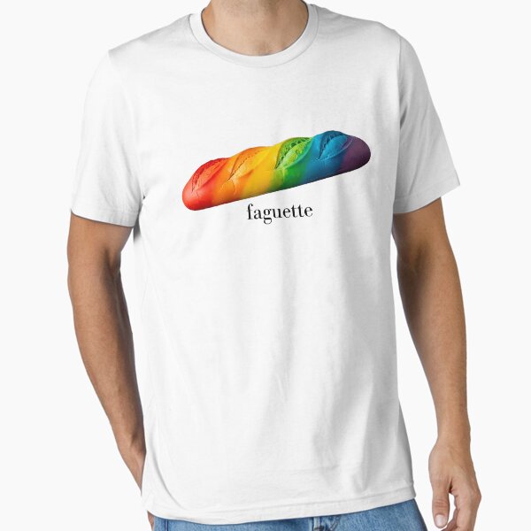 Vista previa del artículo con la obra «Divertida baguette arcoíris para el mes del orgullo LGBTQ», diseñado y vendido por Cute-Collection.