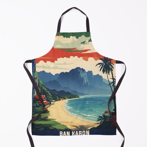 Item preview, Ban Karon Thailand Vintage Retro Travel Tourism designed and sold by TravelersGems.