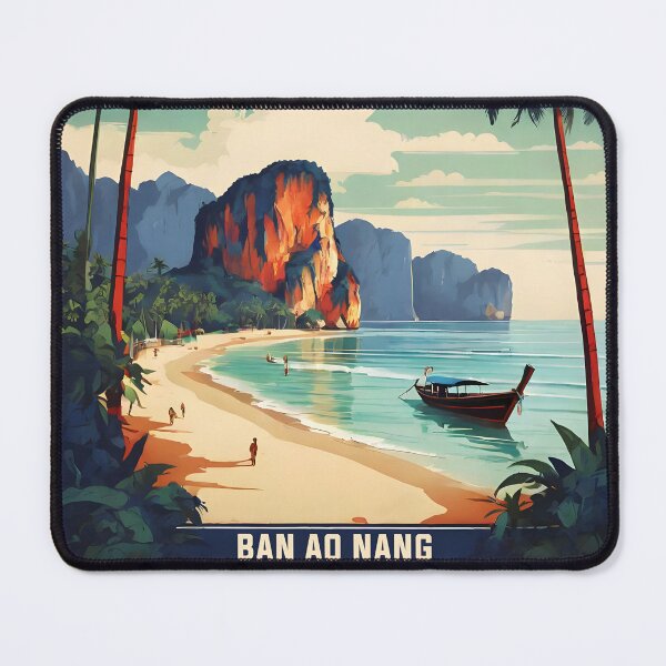 Item preview, Ban Ao Nang Thailand Vintage Retro Travel Tourism designed and sold by TravelersGems.