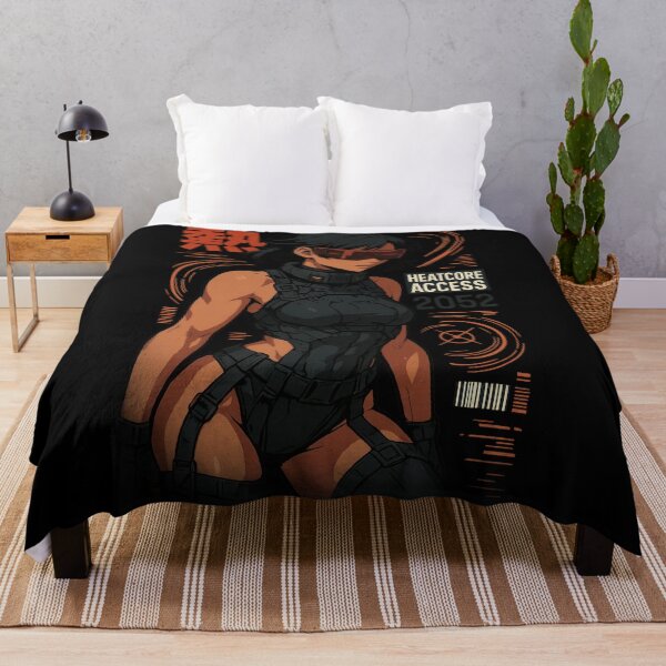 Item preview, Cyberpunk Strength – Muscular Anime Girl with Orange Circuitry designed and sold by Hirvipelto.
