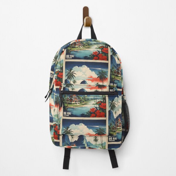 Item preview, Bo Rai Thailand Vintage Retro Travel Tourism designed and sold by TravelersGems.