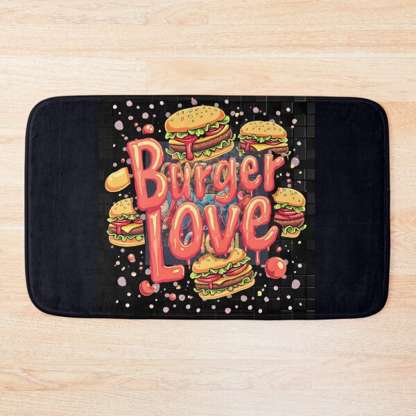 Item preview, Burger Love – Juicy Fast Food Pop Art Explosion designed and sold by Taans-Creation.