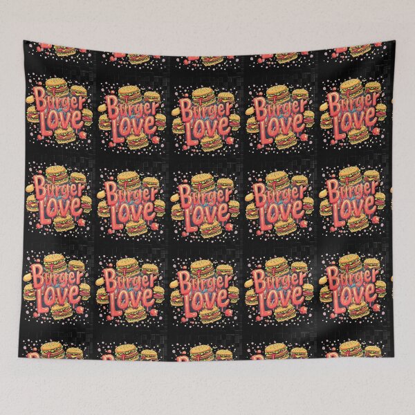 Item preview, Burger Love – Juicy Fast Food Pop Art Explosion designed and sold by Taans-Creation.