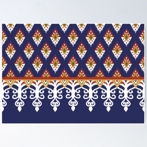 Item preview, Ethnic Oriental Ikat Seamless Pattern  designed and sold by JUMBO_ART.