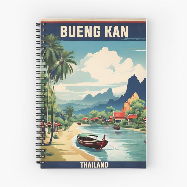 Item preview, Bueng Kan Thailand Vintage Retro Travel Tourism designed and sold by TravelersGems.