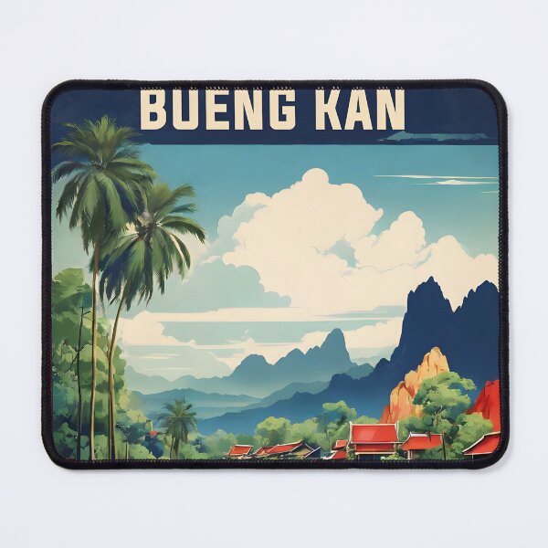 Item preview, Bueng Kan Thailand Vintage Retro Travel Tourism designed and sold by TravelersGems.