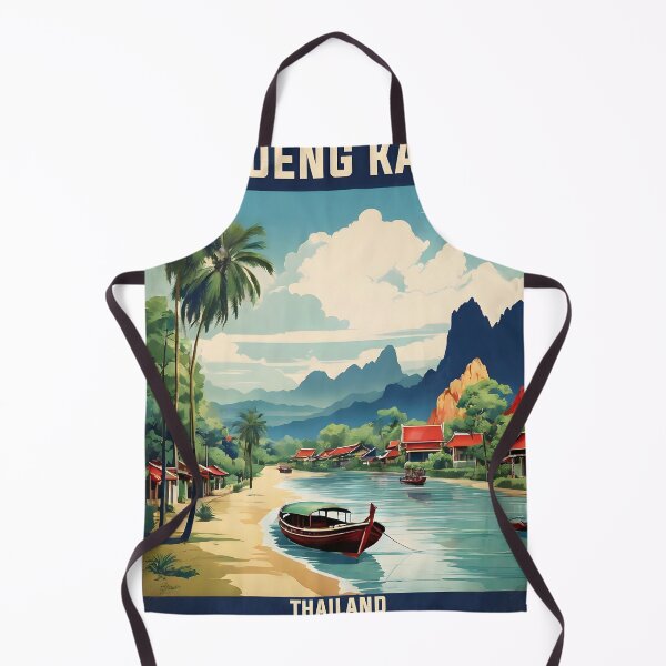 Item preview, Bueng Kan Thailand Vintage Retro Travel Tourism designed and sold by TravelersGems.