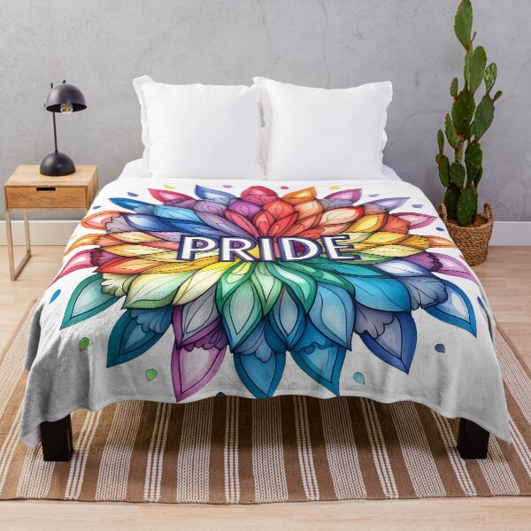 Item preview, Radiant Rainbow PRIDE Mandala designed and sold by Boddicca.
