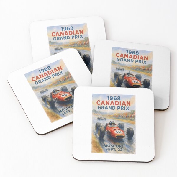 Item preview, 1968 canadian Grand Prix Automobile Race poster  designed and sold by retrographics.