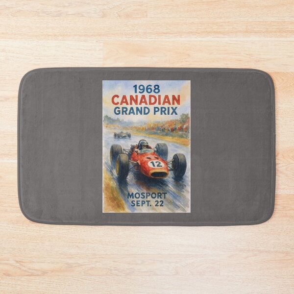 Item preview, 1968 canadian Grand Prix Automobile Race poster  designed and sold by retrographics.