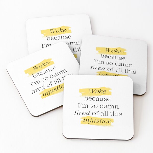Item preview, Woke Because I'm Tired designed and sold by Wobbly and Weary.