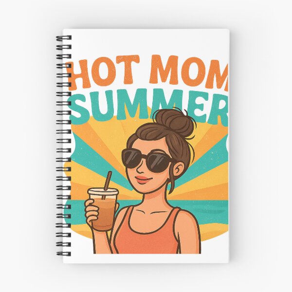 Item preview, Hot Mom Summer Cartoon Illustration designed and sold by dessertcruzing.