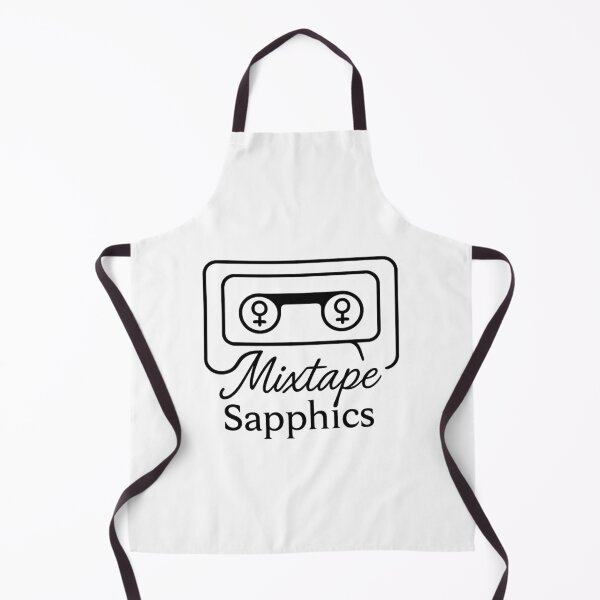 Item preview, black mixtape sapphics logo designed and sold by MixtapeSapphics.