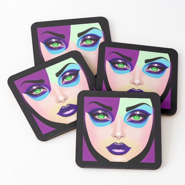 Item preview, Lola, portrait of a woman, Face, Popart  designed and sold by AASparksDesigns.