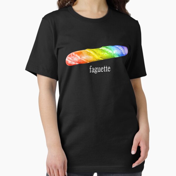 Vista previa del artículo con la obra «Baguette arcoíris LGBT Faguette Pan LGBT», diseñado y vendido por Cute-Collection.