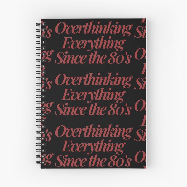 Item preview, Overthinking Everything Since the 80s – Retro Humor designed and sold by TeesAndSass.