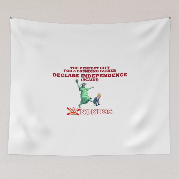Item preview, Lady Liberty Declare Independance No Kings Trump Protest Flair V2 designed and sold by ProtestThreads.