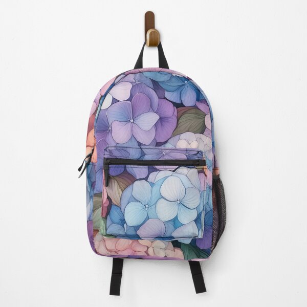Item preview, Colorful hydrangea blossoms in various hues create a vibrant floral scene designed and sold by homydesign.