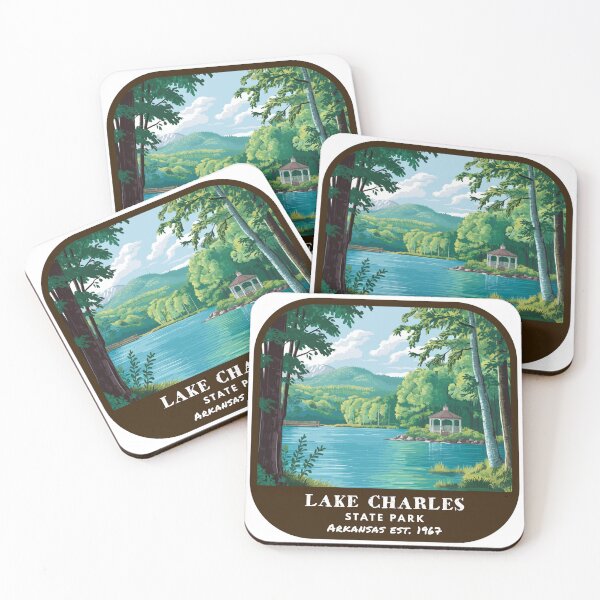 Item preview, Vintage Lake Charles State Park (Arkansas State Park) designed and sold by RabbitK.